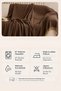 Ars |   Cotton Non-Slip Washable Multi-Purpose Bohemian Sofa Cover Single&Triple 180X210 Sofa Bed Cover, Armchair Cover, Sofa Shawl Brown - 6