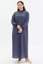 Zipper Detailed Pocket Detailed Comfortable Fit Long Dress Women - 8