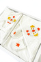 Girl Boy Baby Chick Embroidered Luxury Bathrobe Set 100% Cotton Towel Set Gift Boxed Stl7226 - 6