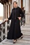 Double Suit with Jacket and Sleeveless Dress Black Hm2922 - 6