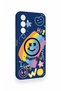 Samsung A54 Compatible Happing Smile Patterned Silicone Case - 3
