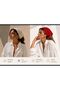 Women's Mesh Knitted Bandana Summer Perforated Knitwear2^Li̇ Beige-Red Hair Bandana Beach Compatible