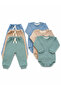 3-Piece Flexible Camisole Baby Body Pants Set - 2