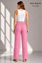 Intive Cool Comfort Muslin/Waffle Fabric Non-See-Through Cotton Breathable Textured Summer Pants - 2