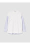 Lcw Everyday White Soft Touch Oversize Women's Sweatshirt Tunic - 5