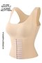Multifunctional Back Support Waist Underwire 4-Level Buckle Laser Non-Marking Chest and Belly Shaper Upright Posture Corset - 3
