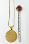 Gold Color Inshirah and Three Kul (Felak-Nas-İhlas) Written Spiritual Italian Chain Design Stainless Steel Necklace - 4