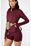 Athletics Full Zip Sweatshirt Bordo Kadın Sweatshirt - 118354-RS522 - 4