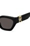UV Protected Sunglasses Black Frame Grey Mirror Lens 54mm - TH-1979/S-807 - 4