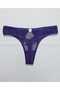 Tül Detaylı Tanga String - 4