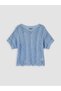 Vizyon New Season Boat Neck Openwork Women's Knitwear Sweater - 6