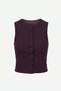 Ottoman Button Detailed Bluz - 6