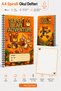 Super Bear Adventure Themed A4 Spiral School Notebook 60 Sheets Squared Dftkr-01
