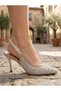 3838 Women's Cinderella Open Back Evening Dress Shoes - 3