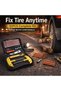 Portable Tire Repair Kit 23/36PCS, Tubeless Car & Motorcycle Emergency Puncture Repair Tool Set, Roadside Flat Tire Fix Kit with Carry Case - 2