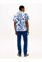 Men's Linen Floral Patterned Short Sleeve Relaxed Fit Shirt - 4