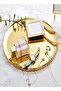 2-Pack Gold Stainless Steel Dinner Plates – Reusable Round Plates for BBQ, Party & Camping - 7