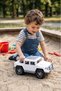 Pick-Up Jeep Car - White Off-Road Type Open Cargo Box 28 cm Pick-Up Toy Truck - 4