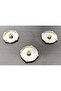 3 Pieces Small Elysia & Timeless Bowl Covers Suitable for 8.5 cm Mouth Diameter - Mix Rose Frame