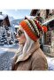 Hand-Knitted Women's Beanie - Plush Textured Winter Hat - Soft and Warm Design