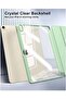 Case for New iPad Air 13-inch M3 M2 (2025/2024) with Pencil Holder, Slim, Green - 6