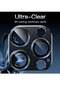 Camera Lens Protector for iPhone 15 Pro/Pro Max, 9H Tempered Glass, Matte Metal, Space Black - 4