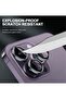 Camera Lens Protector for iPhone 14 Pro/14 Pro Max, Anti-Scratch HD Tempered Glass Metal Ring - 3
