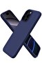 Premium Soft Liquid Silicone Case for iPhone 16 Pro – Silky Soft Touch Full-Body Protective Bumper (Dark Blue)