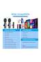 Professional Wireless Lavalier Lapel Microphone for iPhone, iPad - Cordless Omnidirectional Condenser Recording Mic for Interview Video Podcast Vlog YouTube, Bluetooth, Black - 2