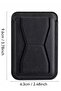 MagSafe Leather Bracket Clip Stand Holder – Premium Leather Magnetic Mount for iPhone - 2