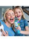 Portable Wireless Singing Karaoke Mic Machine with LED Light for Home Party & Birthday Gifts (Blue) - 4