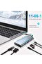 USB C Hub 11-in-1 Docking Station – Dual Display 4K HDMI & VGA, 100W PD Charging, USB 3.0 Ports - 3