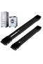 Movable Adjustable Washing Machine Base with Brake – Heavy-Duty Base for Washer, Dryer, Refrigerator, Supports Up to 300kg, Black
