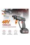 Portable High Pressure Water Gun, Rechargeable Cordless Washer with Dual 48V Batteries, 5m Hose & 3 Nozzles – Power Cleaning Gun for Cars, Floors & Garden - 6