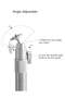 Universal Extending Projector Ceiling Mount Hanger – 360° Rotatable Head, Extendable Length - 3