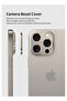 Camera Lens Protector for iPhone 15 Pro/15 Pro Max, [2 Pack] [Anti-Fall] [Not fall off] 360°Protection Camera Lens Protector Ring Cover -Gold - 2