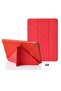 iPad 10.2 Inch Case, Compatible with iPad 9th/8th/7th Gen, 5-in-1 Viewing, Auto Wake/Sleep, Red