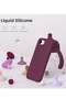 iPhone 16e Case Cover 6.1-Inch – Premium Silicone Protective Phone Case with Soft Microfiber Lining - 5