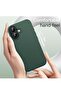 Liquid Silicone Case for iPhone 16 (6.1-Inch) – Silky Soft Touch Full-Body Protective Anti-Scratch Shockproof Cover with Microfiber Lining (Midnight Green) - 3