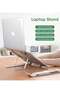 7-Level Adjustable Aluminum Alloy Foldable Laptop Stand Silver - 3