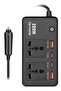 200W Car Power Inverter DC 12V to AC 220V Converter with USB-C & Dual USB Outputs