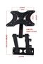 TV Stand/TV Wall Mount swivel and Tilt for Most 14-55Inch Flat Screen TV rugged TV Mount Articulating Standard Load 66 Ibs - 4