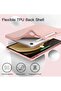 Case for Tab S9 FE 10.9-Inch with S Pen Holder - Soft TPU Tri-Fold Stand Protective Tablet Cover - 3