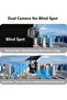 4G Dual Lens Dual Screen CCTV with Motion Detection & Automatic Tracking - Wireless Solar Surveillance Camera - 4