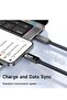 USB-C to Lightning Cable (1.2m) – Rhythm Screen Display, 36W PD Rapid Charging, Compatible with iPhone & iOS Devices (Black) - 7