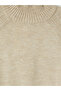 Half Turtleneck Oversize Women's Knitwear Tunic - 2