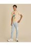 Senior Boys Beige Graphic T-Shirt - 2