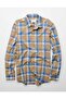 قميص AE Slim Fit Poplin بأزرار - 4