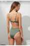 Thin Strap Tulle Detailed Bikini Set - 2