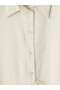 Lcw Modest Beige Tie-Dye Detailed Modal Blend Women's Shirt Tunic - 6